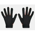 thumbnail image 2 of Under Armour Boys Clean Up 21 Batting Gloves Black | Dark Orange Youth Large, 2 of 2