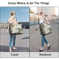 thumbnail image 4 of Colorful Paisley Boho Duffel Vintage Floral Weekender Bag with Artistic Ethnic Pattern, Chic Mala Inspired Design, 4 of 5