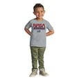 thumbnail image 3 of NASA Retro Worm Logo American Flag Toddler Boy Girl T Shirt Infant Toddler Brisco Brands 12M, 3 of 6