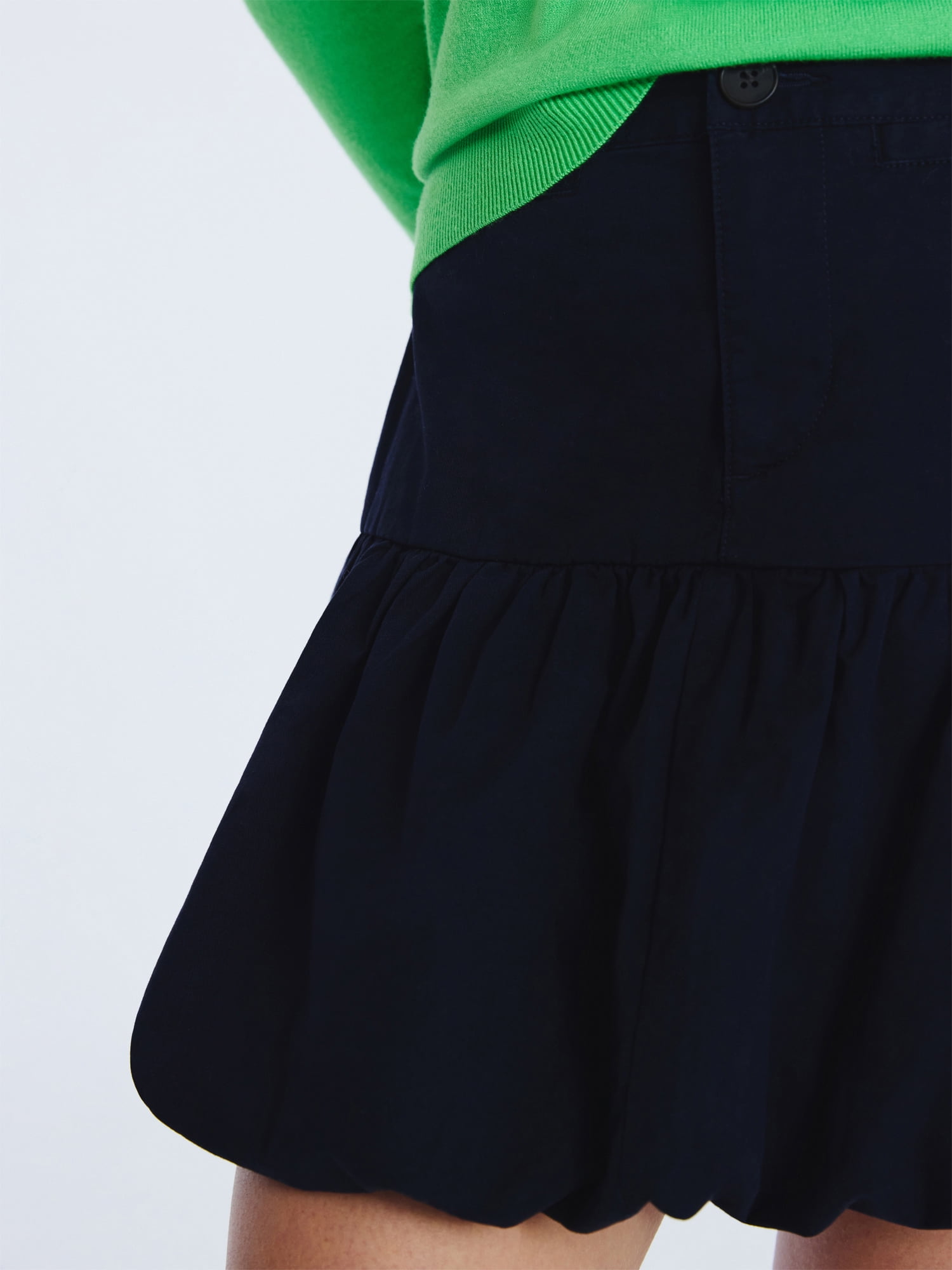 Free Assembly Women's Bubble Hem Mini Skirt, Sizes XS- XXL