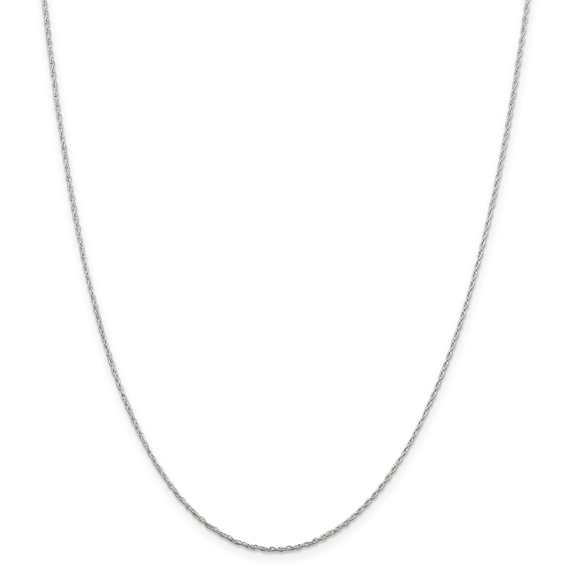 925 Sterling Silver Loose Rope Chain 18 Inch