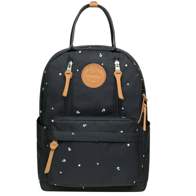 Mochila KAUKKO bolso de mano simple para viajes escolares para portátiles 13 pulgadas KS06-2-Black