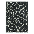 thumbnail image 3 of Unique Loom Decatur Collection Area Rug - Scroll (4' 2" x 6' Rectangle Black/Ivory), 3 of 7