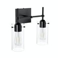 thumbnail image 5 of Awien 2-Light Vanity Light Matte Black Wall Sconce Industrial Classic Light Fixture, 5 of 9
