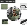 thumbnail image 3 of Unique Bargains Dog Car Seat Booster Seat Adjustable Straps for Medium Small Sized Puppy Cat Pets Travel Bed Green, 3 of 6