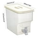 thumbnail image 3 of Herramientas y mejoras para el hogar Hogar Tetera de frutas Refrigerador frío con grifo Enfriador de té de limón de gran capacidad Agua fría, 3 of 6
