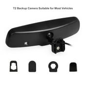 Auto-Vox Backup Camera Rear View Mirror Monitor Camera with LED light Super Night Reverse Camera for Truck (T2)