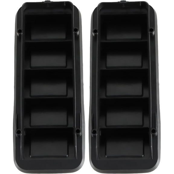 Back Panel Air Vent Relief Grille Cabin Pressure Air Vent Compatible with Colorado Silverado Sierra 1500 2500 3500 Replace#: 13596856 2PCS