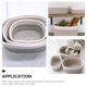 thumbnail image 3 of unbranded 3Ud Cesta Decorativa De Almacenaje Tejida En De Beige Para Hogar, 3 of 8