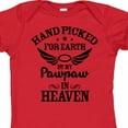 thumbnail image 4 of Inktastic Handpicked for Earth by My Pawpaw in Heaven with Angel Wings Boys or Girls Baby Bodysuit, 4 of 5