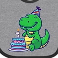 thumbnail image 4 of Inktastic T-rex 1st Birthday Boys or Girls Baby Bib, 4 of 4