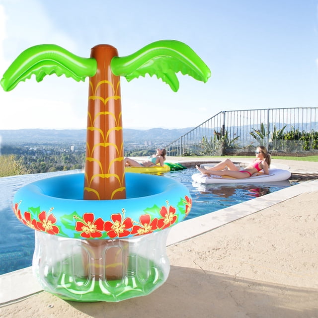 Inflatable Beer Cooler Inflatable Palm Tree for Beach Pool Parties Luau Party Supplies Summer Party Decorations