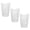 White, variant on Mind Reader 71L Flexi Laundry Hamper 3 Pack with Heart Cutouts, Lightweight Ventilated Clothes Baskets for Bedroom, Bathroom, Pink