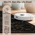 thumbnail image 6 of Design&I 3'x5' Ultra Soft Throw Mat, Black Gold Celestial Garden and Moth Motif Design Elegant Floral Starry Night Fluffy Washable Easy Care Indoor rug for Bedside Hallway, 6 of 7