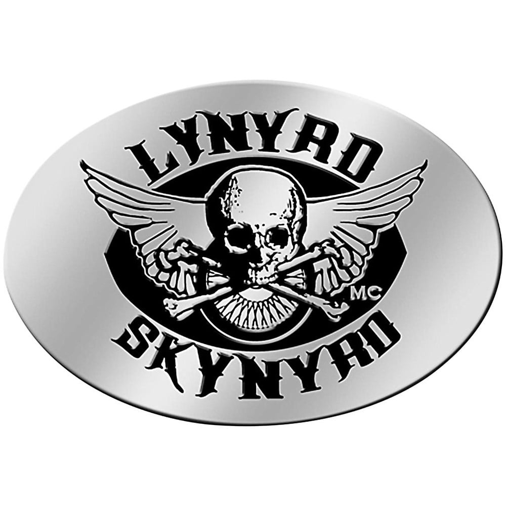 C&D Visionary Lynyrd Skynyrd MC Club Silver Metal Sticker S-7806-M