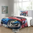 thumbnail image 3 of YingD Housse de Couette Imprimée 3D Football Ensemble en Microfibre Douce Taille Simple, 3 of 5