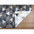 thumbnail image 6 of Plaza Triangles Reversible Indoor/ Outdoor Area Rug - Charcoal, 7'10"x9'10", 6 of 8