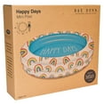 thumbnail image 2 of Rae Dunn: Happy Days Aqua Rainbow- 46" Mini Pool, CocoNut Float, Outdoor Inflatable Water Kiddie Pool, Kids Ages 5+, 2 of 10