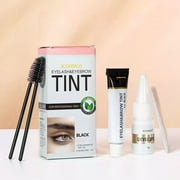 SKIN CODE Eyelash Eyebrow Dye Tint Kit Fast Tint Brow Dye Gel Eyebrow Cream Black/Brown/Coffee Brow Enhancers Mascara Makeup Tool