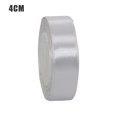 thumbnail image 2 of Wosthever Embalaje de regalo Satén DIY Cinta artificial Favor Bag Wrap Scrapbook Crafting Ribbon 5cm Kits de decoración para fiestas Blanco 4cm, 2 of 6