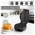 thumbnail image 2 of 5-in-1 Sandwich Maker, Waffle Maker, Donut Maker, Cartoon Cake Maker, Light Food Bread Maker ,Easy to Operate, 2 of 5