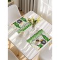 thumbnail image 5 of St. Patrick's Day Placemats Set of 8, Spring Lucky Shamrocks Gnomes Vintage Placemats for Dining Table, Place Mats for Kitchen Tabletop, Waterproof Wipeable Dining Table Mats Set, 5 of 9