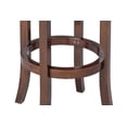 thumbnail image 4 of Boraam Cordova Bar Height Backless Swivel Wood Stool in Cappuccino Finish, 4 of 5
