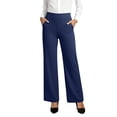 thumbnail image 3 of Laqbezok Women's High Waist Flare Yoga Pants, Bootcut Work Trousers with Pockets, Athletic Dress Slacks for Office & Gym, 3 of 7