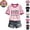 Complexion, variant on Womens Breast Cancer Awareness T-Shirt Halloween Raglan Short Sleeve Tops October Pink Ribbon & Halloween Graphic Casual Tee