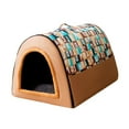 thumbnail image 3 of Casa para perros, suministros de invierno para mascotas, cueva cálida para dormir para cachorros, gatitos y perros L, 3 of 9