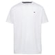 thumbnail image 1 of Camiseta Tommy Hilfiger para niños grandes con cuello en V, CVC, blanca, talla XL, 1 of 3