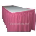 thumbnail image 3 of 17' Ft. POLYESTER PLEATED TABLE SET SKIRT skirting Trade show 24 colors Catering", (Color: Pink), 3 of 3