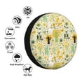 thumbnail image 4 of Fuzoiu Animal Tree Print Universal Spare Tire Cover with Buckle Strap, Waterproof Wheel Covers for Jeep, Trailer, RV, Truck and All Car-17 inch, 4 of 6