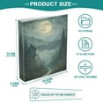thumbnail image 3 of FORMRS 3 Ring Binder 1.5 inch with Pockets Set of 2 Clip Board 200 Sheets Capacity, Forest House, 3 of 8