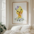 thumbnail image 6 of Duck, Farm Animals, Barn Animals, Barnyard, Purple Flowers, Gender Neutral Nursery - Illustration Watercolor Floral Animal Whimsical Unframed Wall Art Print 8 x 10 inches, 6 of 13