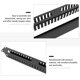 thumbnail image 3 of 1pc Rack Mount Cable Management Steel Cable Organizer Cable Raceway Rack, 3 of 4