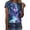 a-Blue598167, variant on VNKIDY Women's T-Shirt Oversized Galaxy Print Tees Crewneck Short Sleeve Stretch Loose Fit Top For Casual Street Daily Outdoor Wear Cozy Top