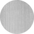 thumbnail image 1 of Ahgly Company Indoor Round Solid Gray Modern Area Rugs, 8' Round, 1 of 1