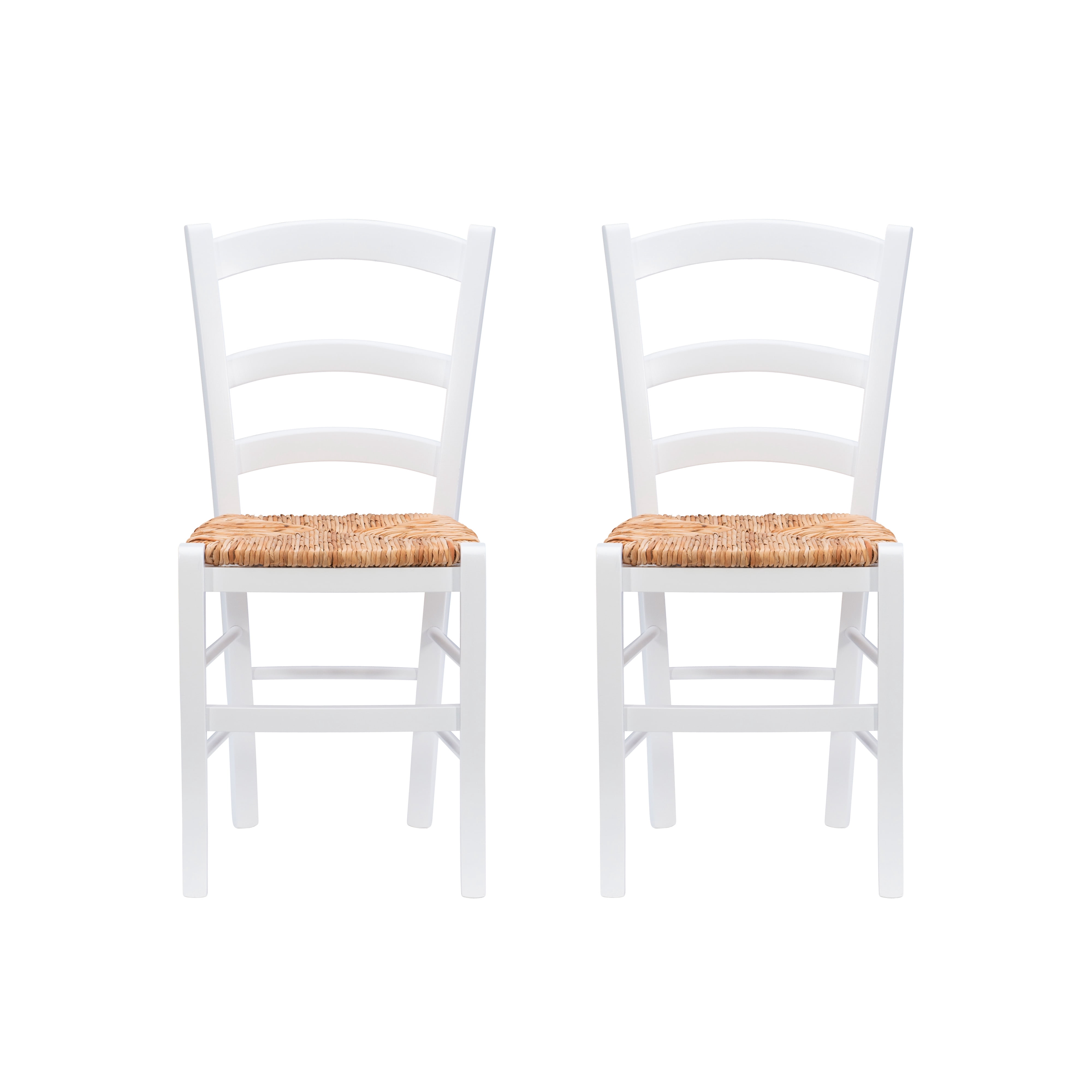 Linon Varney Dining Chair, Set of 2, White
