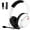 White, variant on Wireless Gaming Headset, Bluetooth/2.4G Gaming Headphones w/Detachable Noise Cancelling Mic,Stereo Bass 7.1 Surround Sound Over Ear Headphones,Type C Wired for Xbox PS4 PS5 Switch,White,FCC Approved
