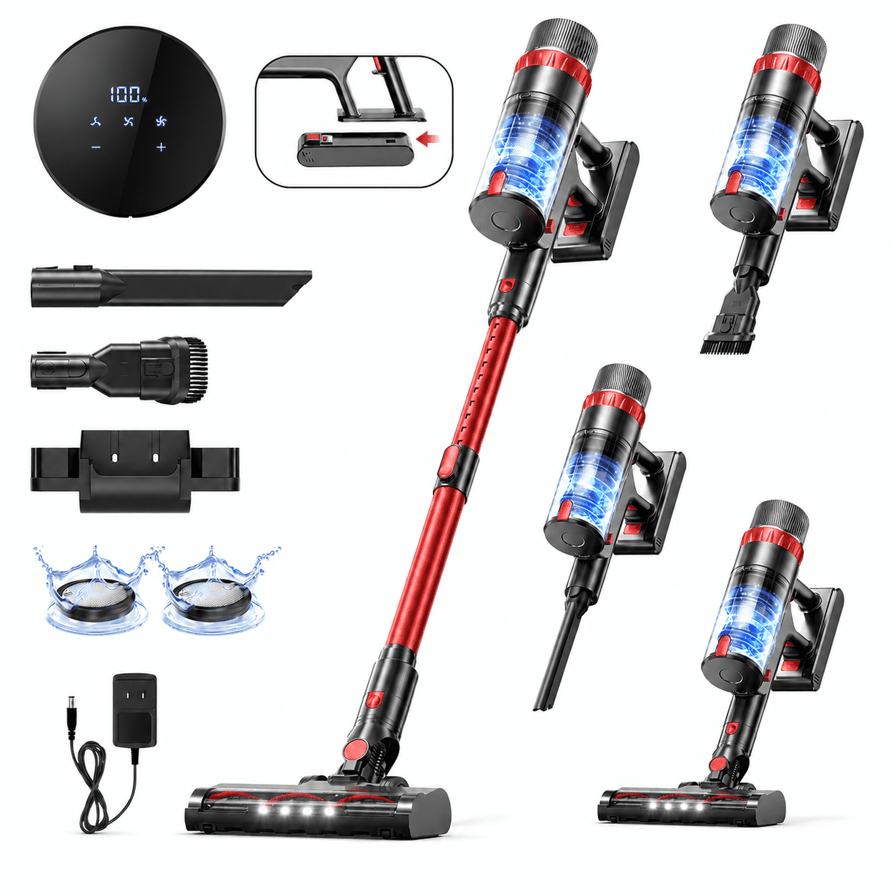Dyson, V12 Detect Slim Cordless Vacuum, Nickel, Lightweight, Smart