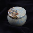 thumbnail image 1 of Caja pequeña de hierro para hornear galletas, caja para té con forma de rosa Luoshi, lata para velas, lata para dulces, tarro para velas, 1 of 6