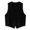 Black-01, variant on Sweaters for Women Trendy Casual Solid Color Round Neck Sleeveless Knit Vest Loose Short Length Heavyweight Warm Insulated Top Black L