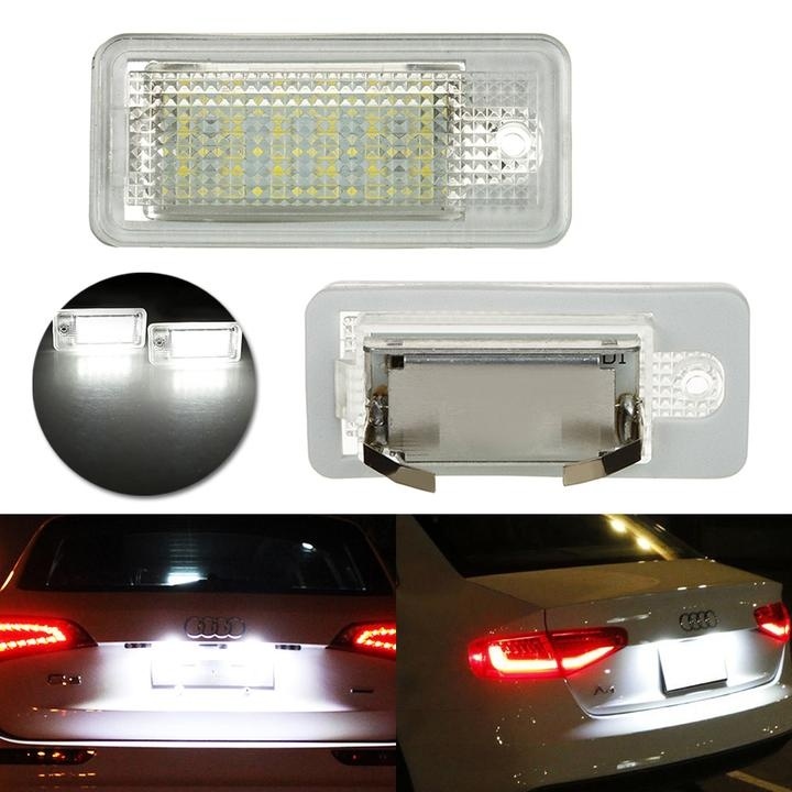 audi a6 c6 license plate light