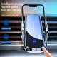 thumbnail image 2 of Cargador inalámbrico de 130W para coche, soporte de teléfono con ventilación de aire magnética automática para iPhone 14, 13, 12, Samsung S20"Silve rwith sucker" Fivean Soporte para teléfono de coche, 2 of 2