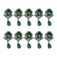 thumbnail image 1 of Sonducket 10 Unids Mujeres Flor Pin Breastpin Decoración Moda Broches Joyería Femenina para Citas Fiesta Presente Joyas Adornos Ropa, zapatos y accesorios Miscelánea Verde Sonducket AP016485-06, 1 of 6