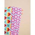 thumbnail image 7 of Multicolor Floral Print Square Neck Ruffle Sleeve A-Line Sundress, 7 of 7