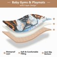 thumbnail image 5 of WOBOGO Snow Basset Hound Baby Playmats Extra Large Waterproof Rollable Activity Pads for Toddlers 50×50inch, 5 of 7
