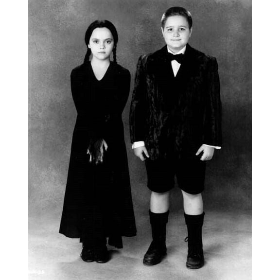 Addams Family 1991 Christina Ricci Jimmy Workman Wednesday & Pugsley 11x17 poster