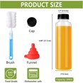 thumbnail image 2 of czcpp-12 Pack 10oz Bouteilles de Jus en Plastique Résistant à la Chaleur avec Bouchons (Sûr pour Lave-Vaisselle) - Bouteilles de Smoothie en Plastique - Contenants de Boisson Réutilisables en Vrac avec Couvercles pour Jus, Boisson, 2 of 4